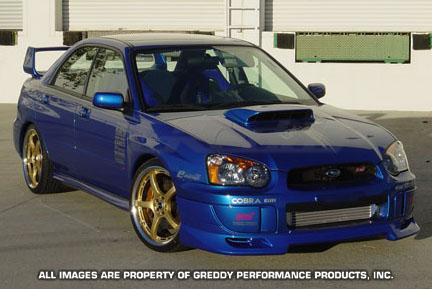 GReddy Fiberglass Front Lip Spoiler - 04-05 WRX & STi
