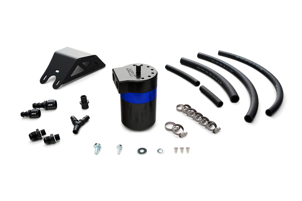 HPS Subaru Oil Catch Can - Blue (860-004BL)