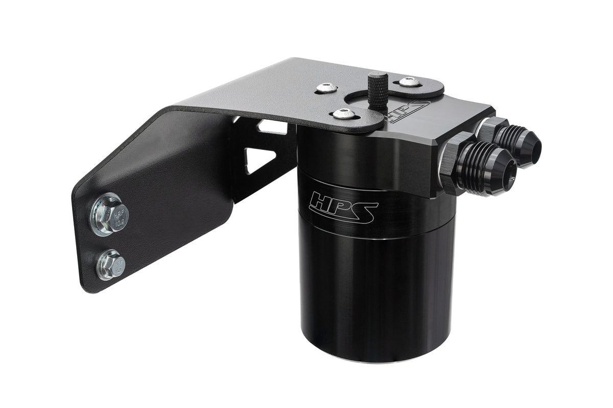 HPS Subaru Oil Catch Can - Black (860-004WB)
