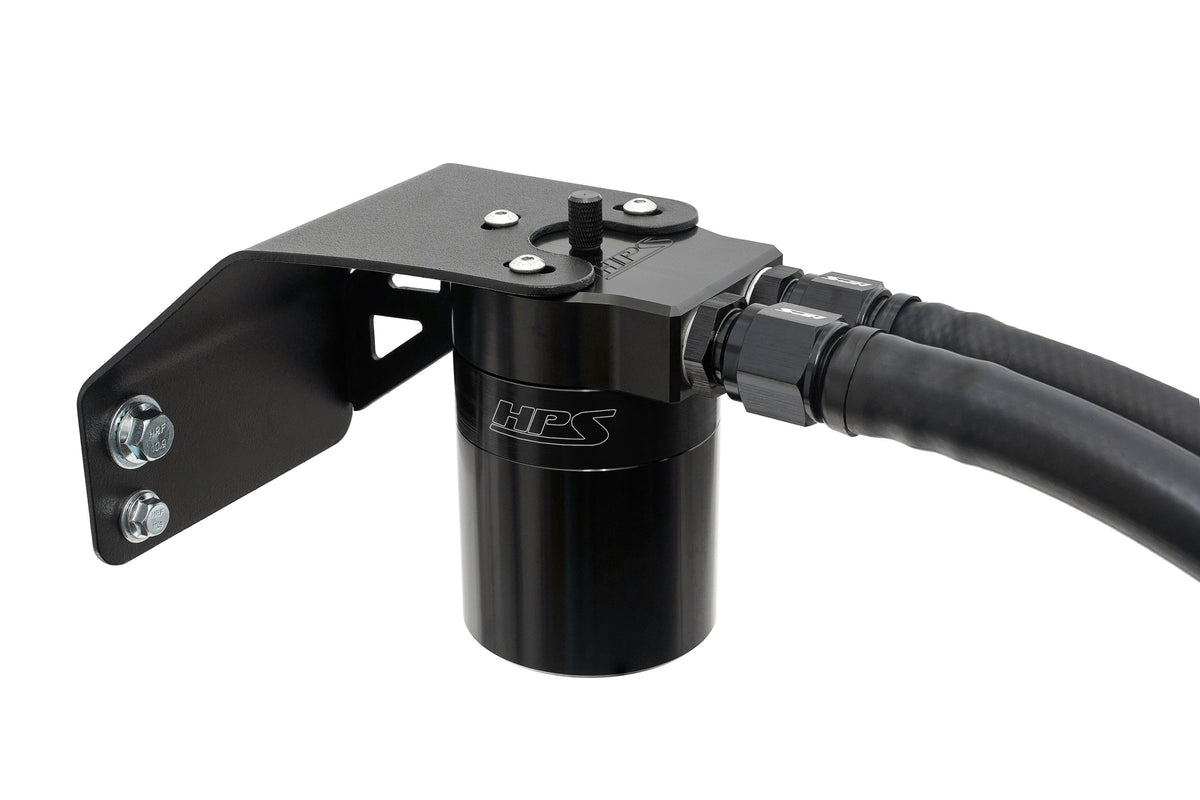 HPS Subaru Oil Catch Can - Black (860-004WB)
