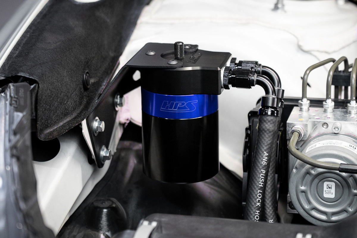 HPS Subaru Oil Catch Can - Blue (860-006BL)