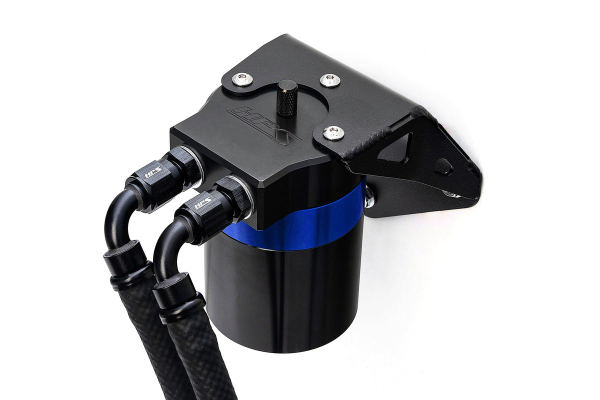 HPS Subaru Oil Catch Can - Blue (860-006BL)