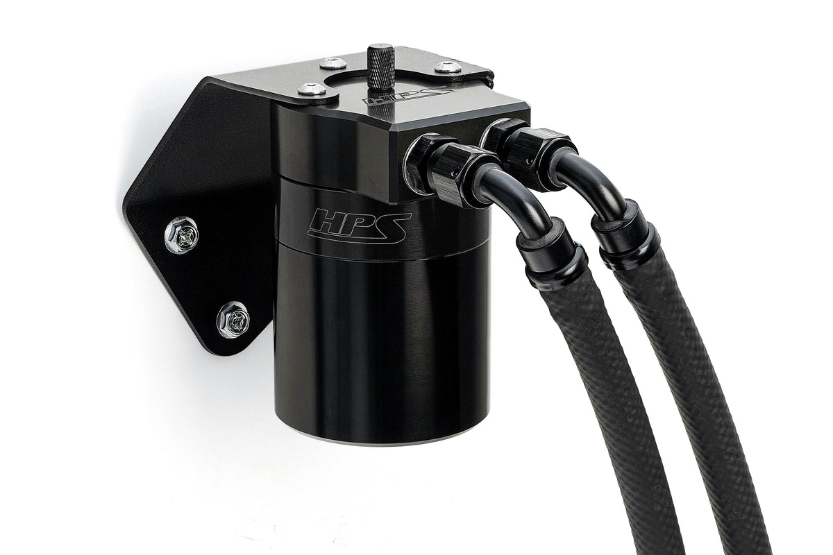 HPS Subaru Oil Catch Can - Black (860-006WB)