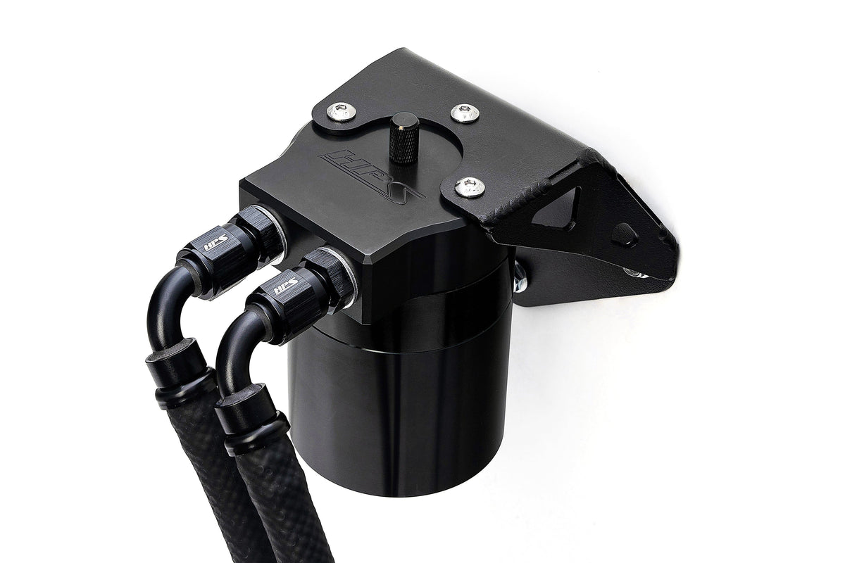 HPS Subaru Oil Catch Can - Black (860-006WB)