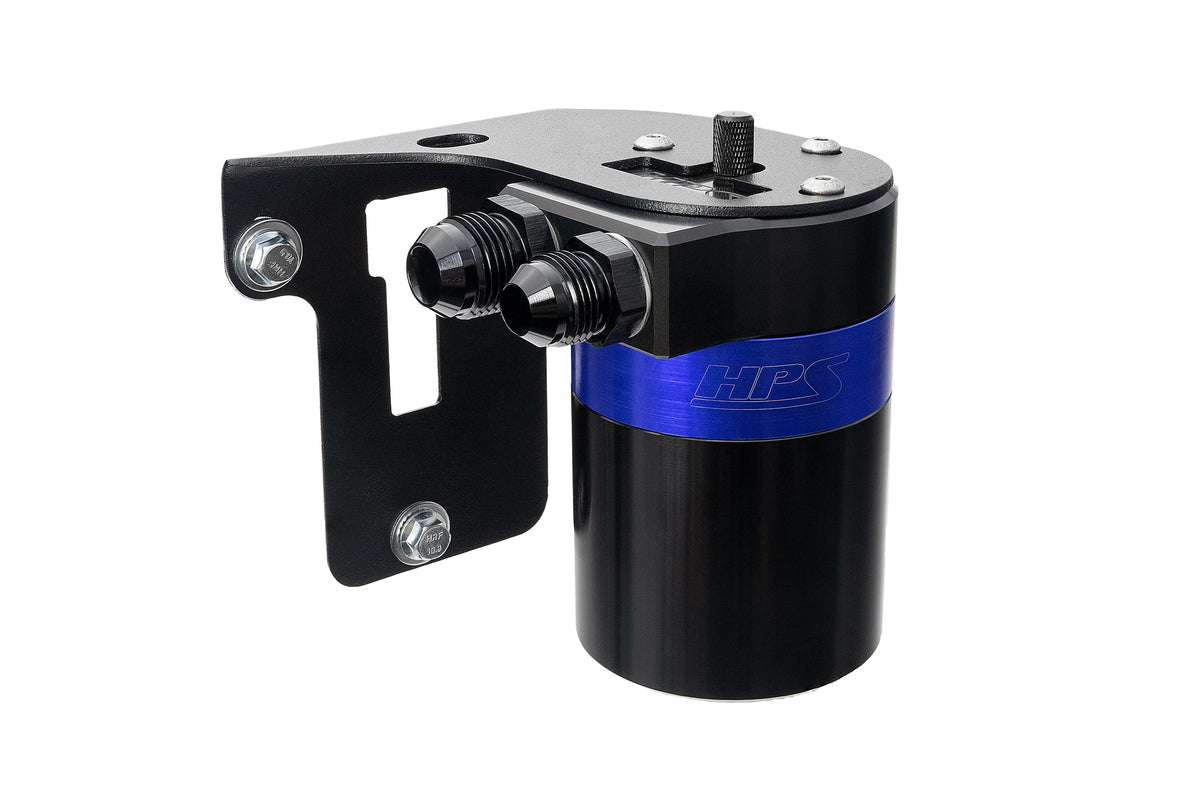 HPS Performance Aluminum Oil Catch Can Kit - 2015-2021 Subaru WRX 2.0L Turbo