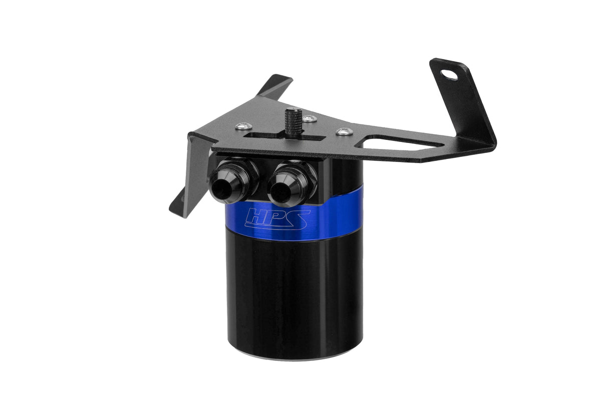 HPS Performance Aluminum Oil Catch Can Kit - 18-26 Crosstrek, 17-26 Impreza