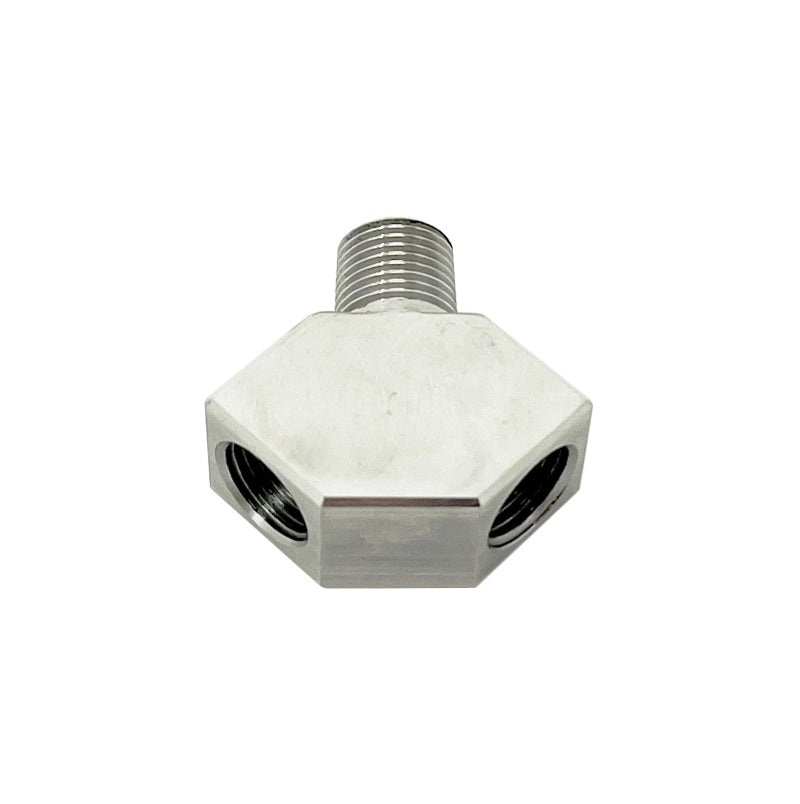 Torque Solution Oil Sender Y Adapter - 1/8 PT - 2015-2021 WRX, 2014-2017 Forester XT