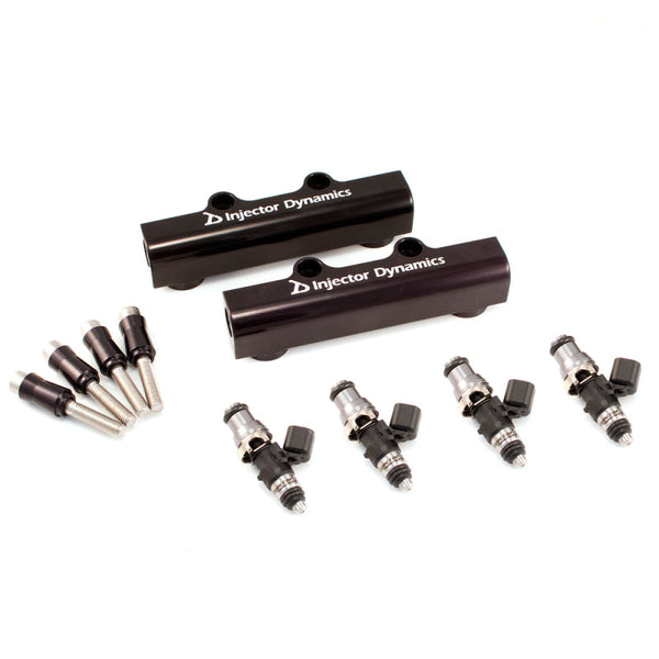 Injector Dynamics X-Series Fuel Injectors 1700cc w/ Top Feed Fuel Rails - 2004-2006 STI, 2005-2006 Legacy GT