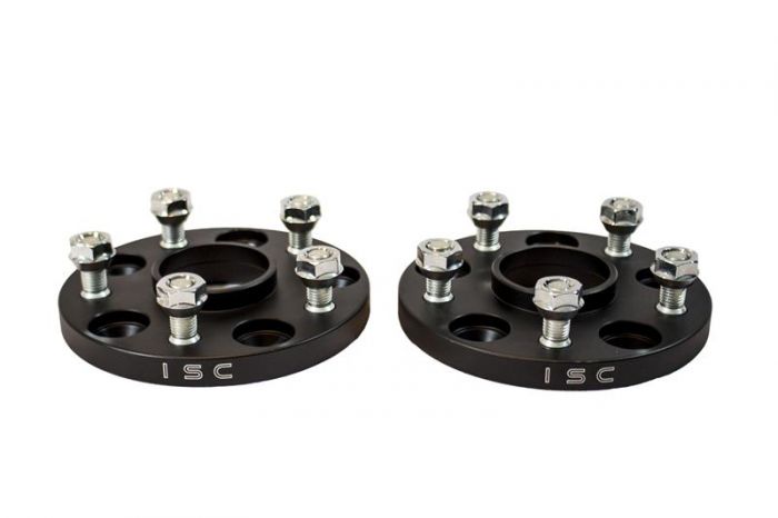 ISC SUSPENSION SUBARU WHEEL SPACERS - PAIR - 5X100 - 25MM