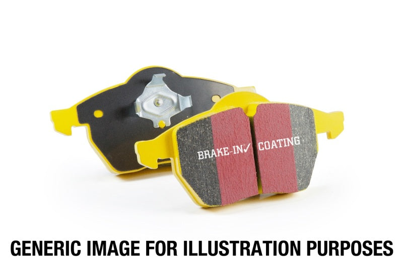 EBC Yellowstuff Rear Brake Pads - 2022+ WRX MT w/ Manual E-brake,  13-21 BRZ, 2022+ BRZ