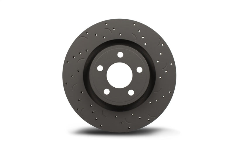 Hawk Talon Cross Drilled and Slotted Front Rotor Pair - STI 2005-2017