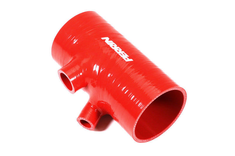 Perrin Red 3in Turbo Inlet Hose w/ Nozzle (Short) - 2022+ WRX