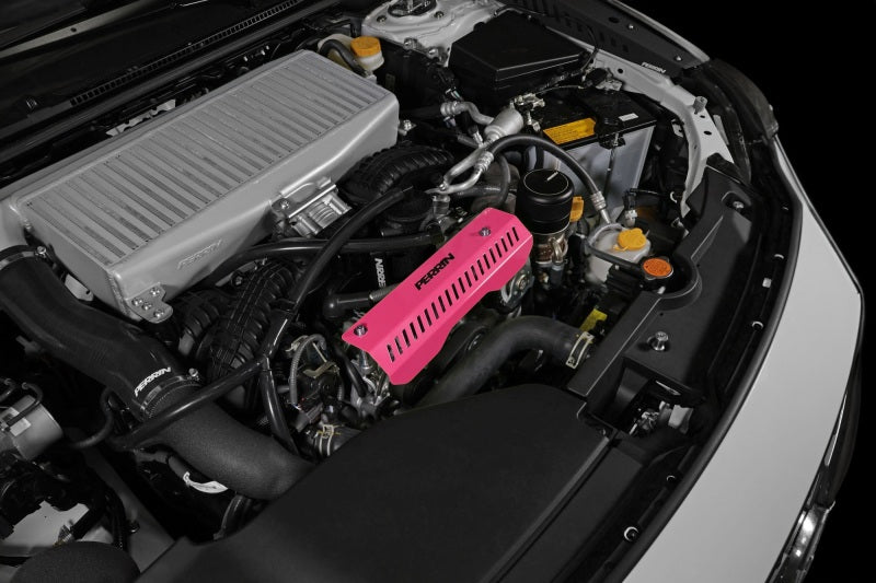 【tttkkkk】wrx mk-w 150 Perrin Pulley Cover - HYPER PINK - 22+ WRX W/ Perrin AOS, 18-25 Crosst
