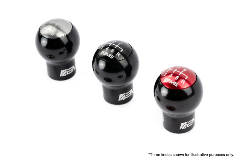 AMS Performance Billet Aluminum Shift Knob w/ Interchangeable Cap - 6 Speed Models