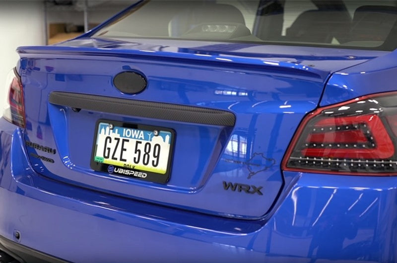 OLM E Series Paint Matched Trunk Lip Spoiler - 2015-2021 Subaru WRX & STI