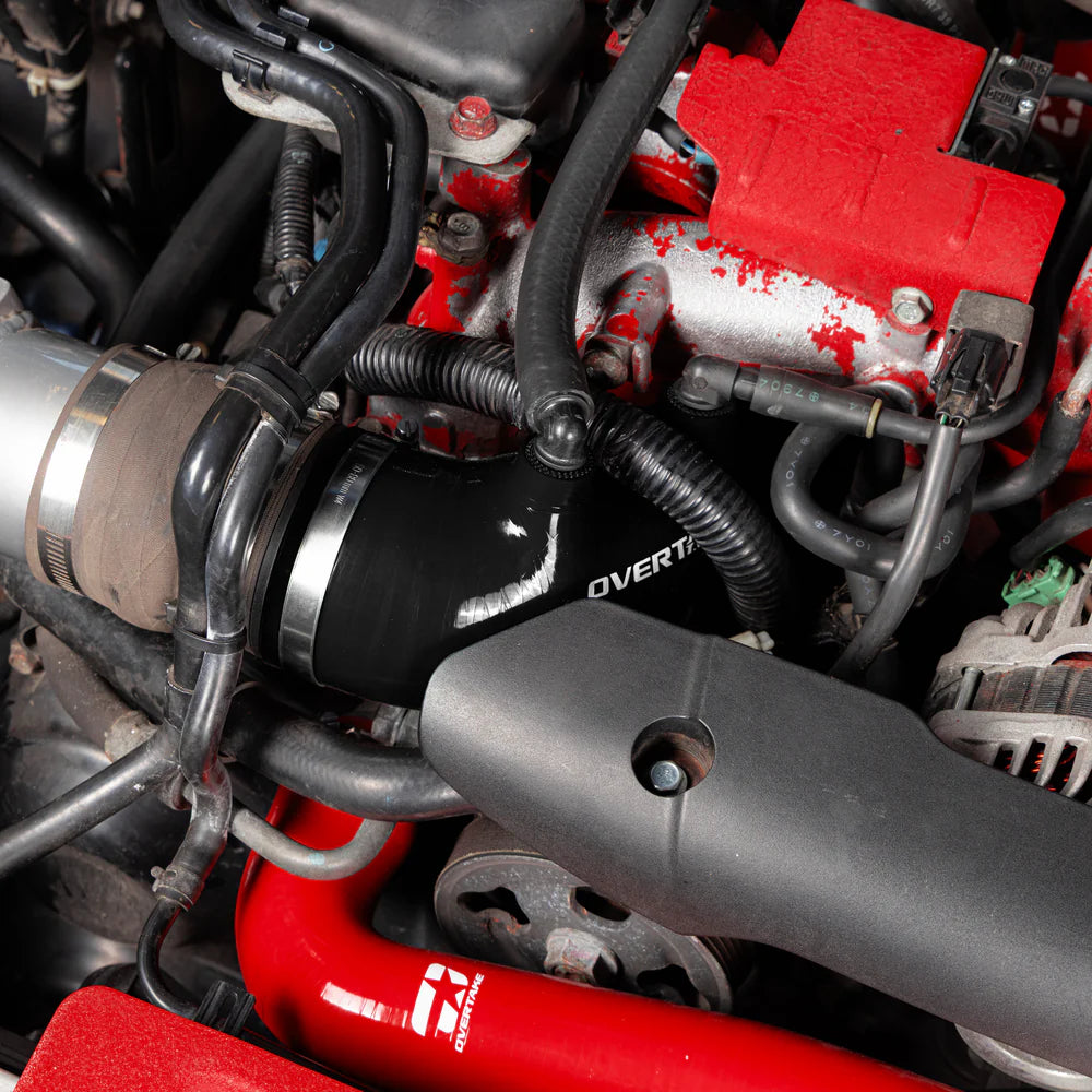 Overtake Silicone Turbo Inlet Hose - Subaru 2004-21 STi, 2002-07 WRX, 2004-08 FXT
