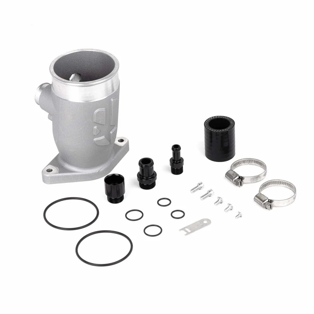 OVERTAKE Aluminum BIG TURBO Inlet - 2015-2021 WRX, 2014-2018 Forester XT