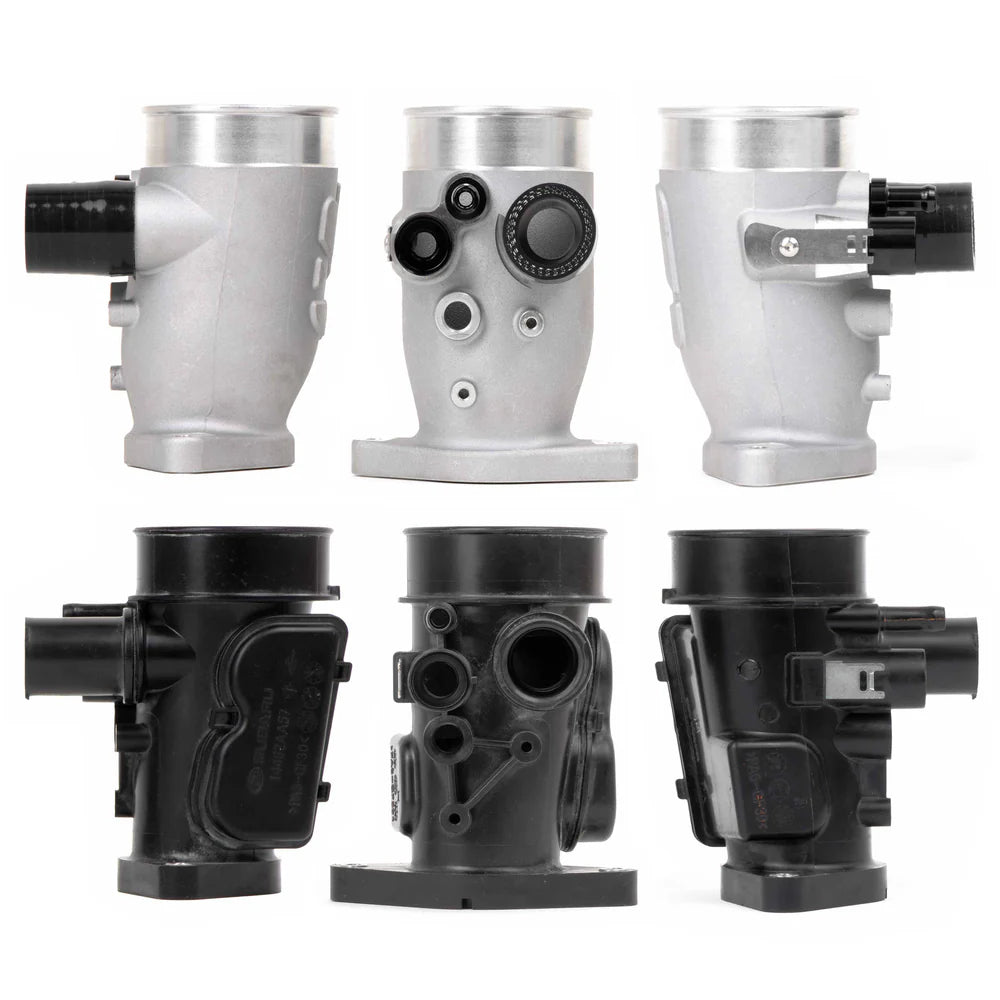 OVERTAKE Aluminum BIG TURBO Inlet - 2015-2021 WRX, 2014-2018 Forester XT