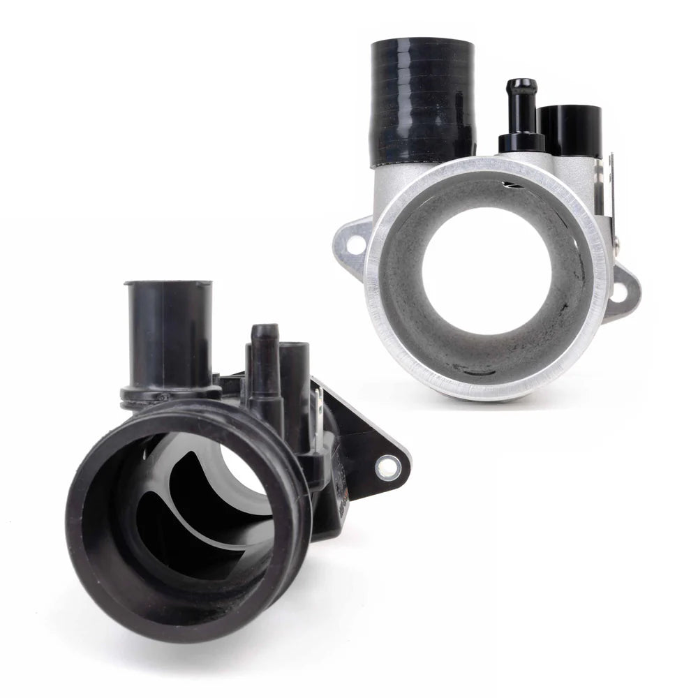 OVERTAKE Aluminum BIG TURBO Inlet - 2015-2021 WRX, 2014-2018 Forester XT