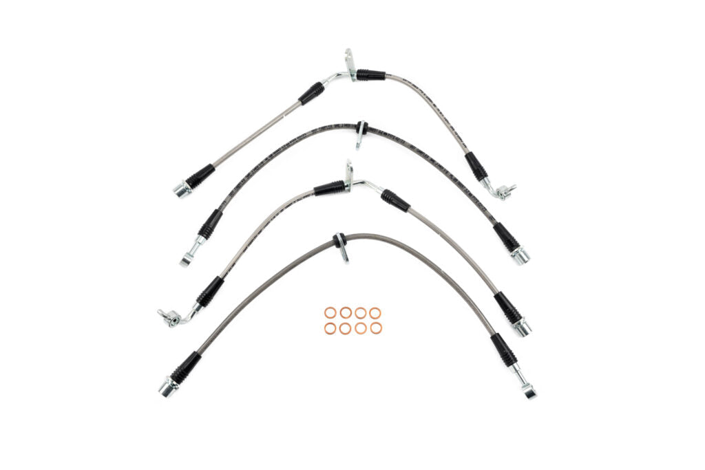 AMS PERFORMANCE STAINLESS STEEL BRAKE LINE KIT - 2022+ WRX