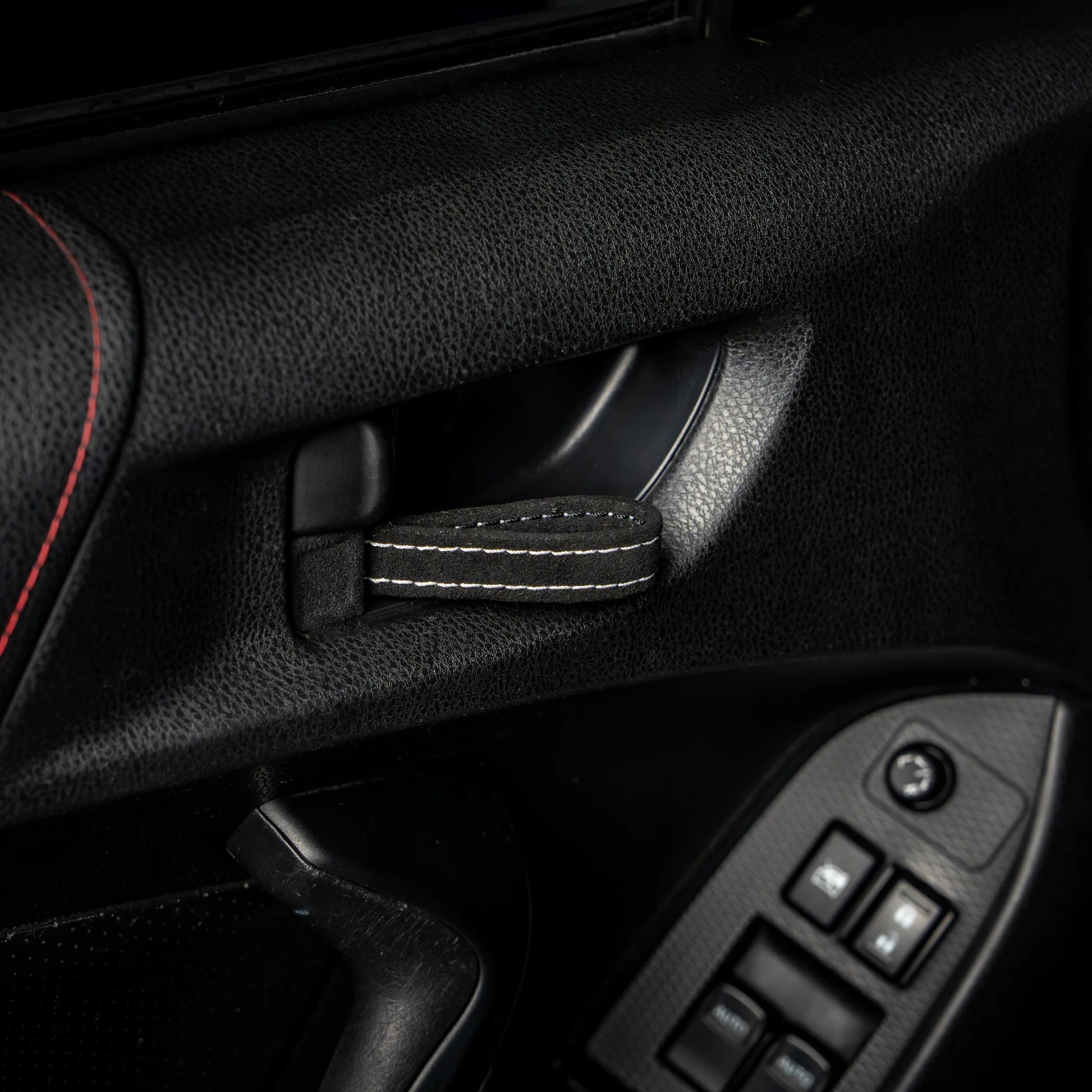 Billetworkz Alcantara Door Pull Strap Kit - 08-14 WRX/STI, 15-21 WRX/STI, 13-21 BRZ + MORE