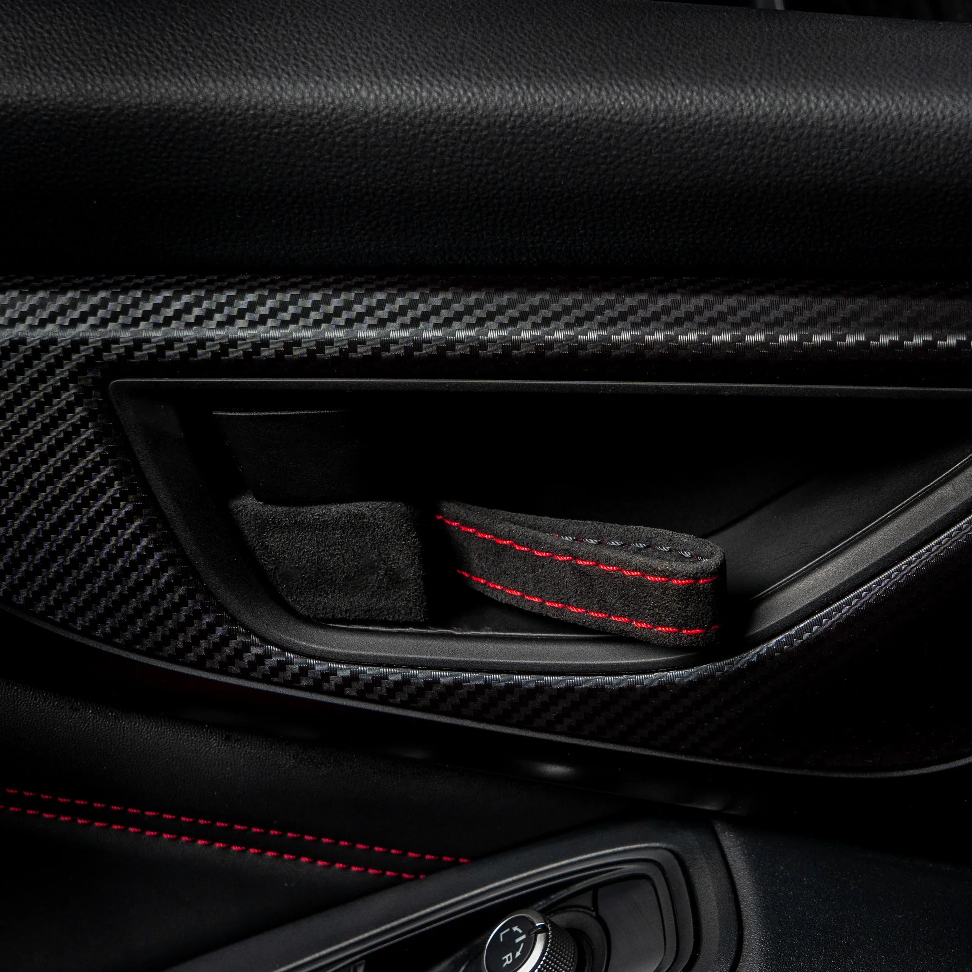 Billetworkz Alcantara Door Pull Strap Kit - Fits 22+ WRX, 22+ BRZ, 22+ GR86, 18+ Crosstrek & More