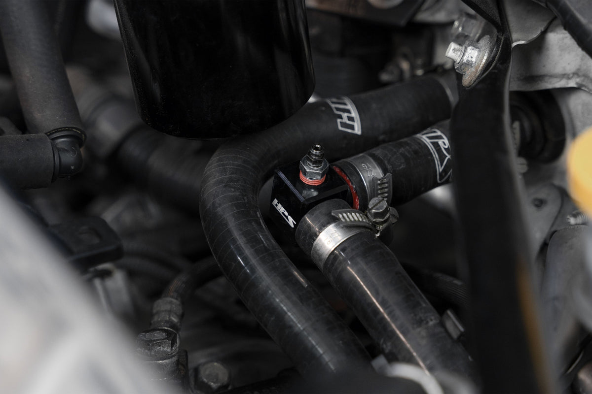 HPS Subaru BRZ Coolant Bleed Valve Kit - Black (CBVK-1001)