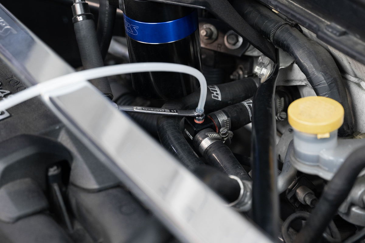 HPS Subaru BRZ Coolant Bleed Valve Kit - Black (CBVK-1001)