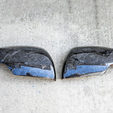 COMPRESSIVE TUNING CARBON FIBER MIRROR CAPS - 14-18 FORESTER, 13-14 CROSSTREK, 12-14 IMPREZA, 12-13 OUTBACK