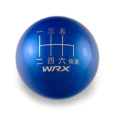 Billetworkz Weighted Shift Knob w/ 6 Speed WRX Japanese Engraving - 2015-2021 WRX, 2022+ WRX