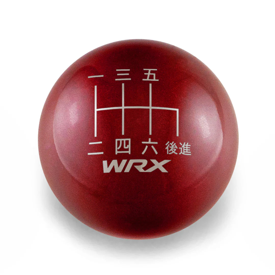 Billetworkz Weighted Shift Knob w/ 6 Speed WRX Japanese Engraving - 2015-2021 WRX, 2022+ WRX