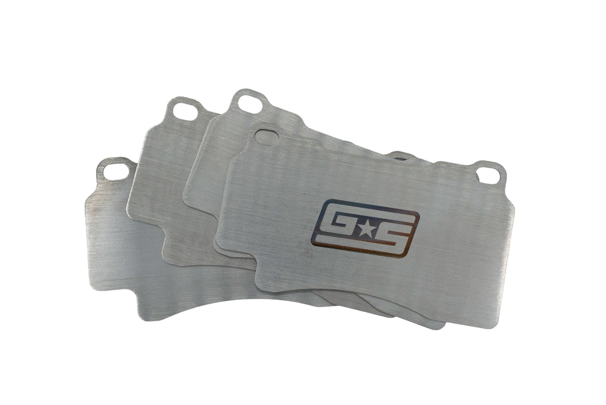 GrimmSpeed Titanium Front Brake Shim Set - 4-Piston Brembo - 2004-2017 STI - image 3