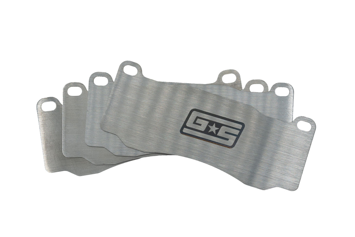 GrimmSpeed Titanium Front Brake Shim Set - 6-Piston Brembo - 2018-2021 STI - image 3