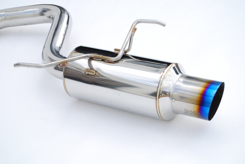 Invidia N1 Single Stainless Steel Catback Exhaust w/ Titanium Tip - 2022+ WRX