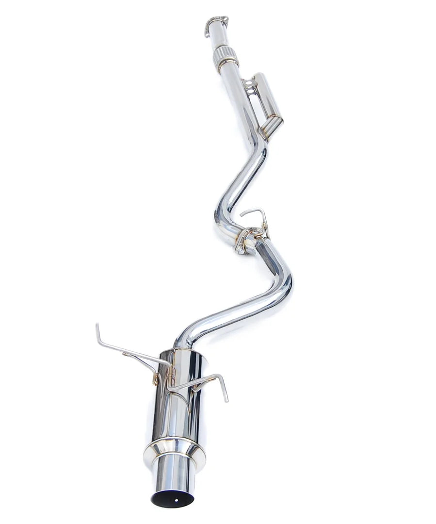 Invidia N1 Single Stainless Steel Catback Exhaust w/ Stainless tip - 2022+ WRX