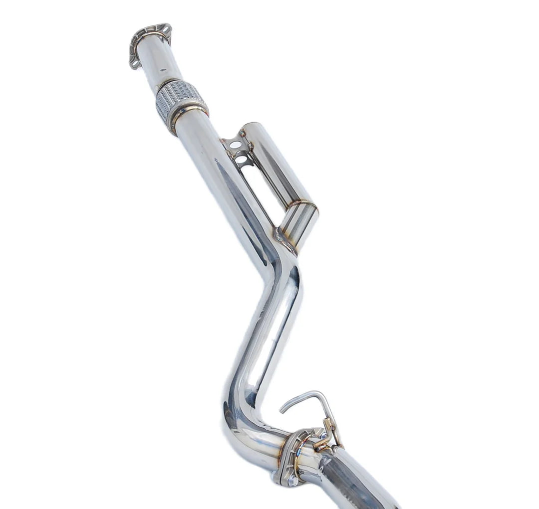 Invidia N1 Single Stainless Steel Catback Exhaust w/ Stainless tip - 2022+ WRX