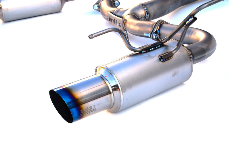 INVIDIA N1 FULL TITANIUM DUAL EXIT EXHAUST - 15-21 STI, 15-21 WRX