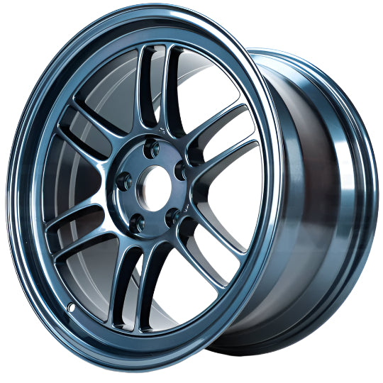 Enkei RPF1 18 x 9.5 5x114.3 38mm Offset 73mm Center Bore Misty Blue Wh