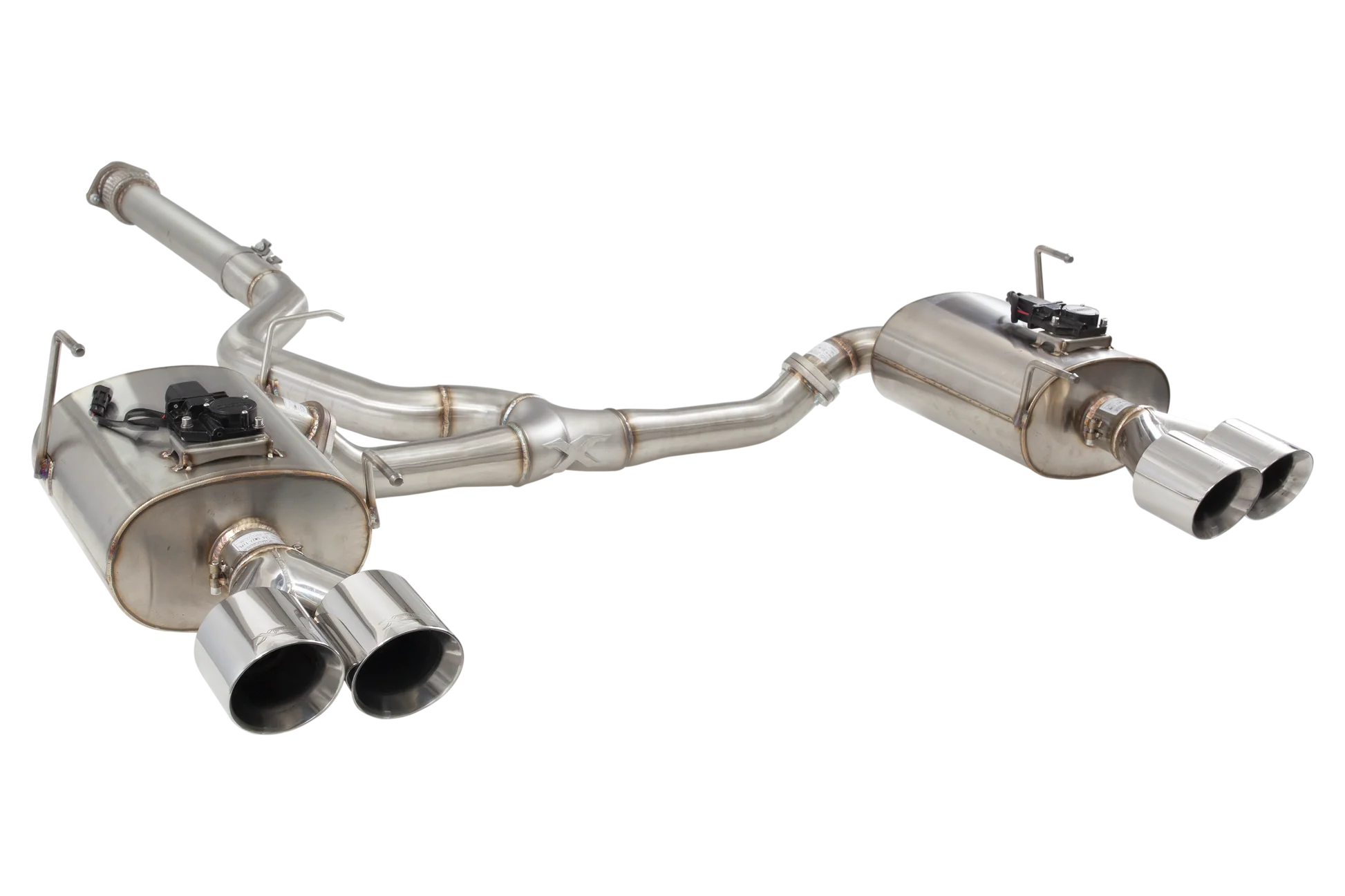 Xforce Varex WR Valved Cat Back Exhaust System with Polished Tips - 2022+ WRX