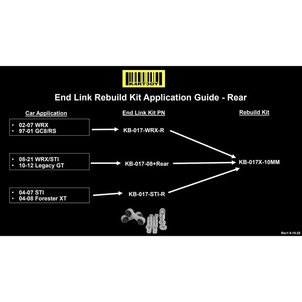 Kartboy Subaru Endlink Rebuild Kit 2