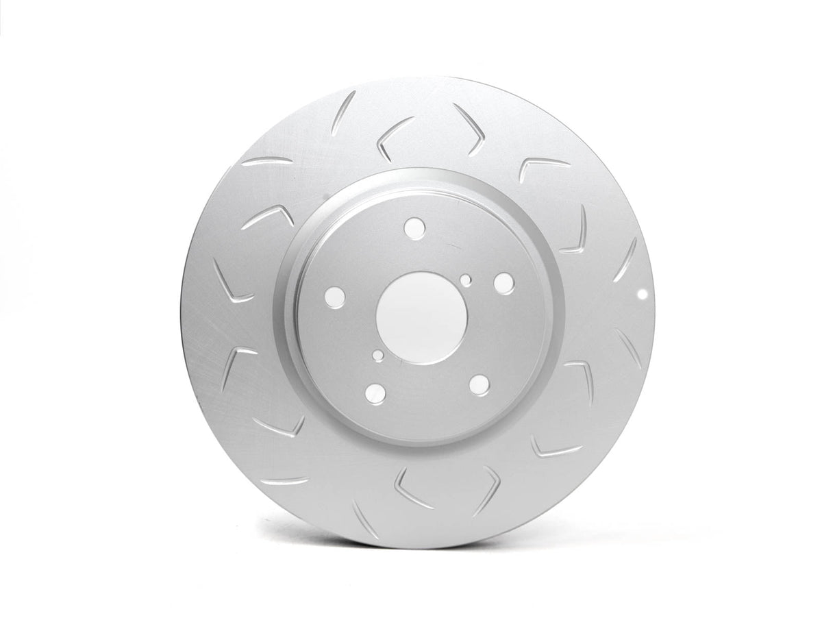 FactionFab V2 Slotted Front Brake Rotor - Single - WRX 2015-2021