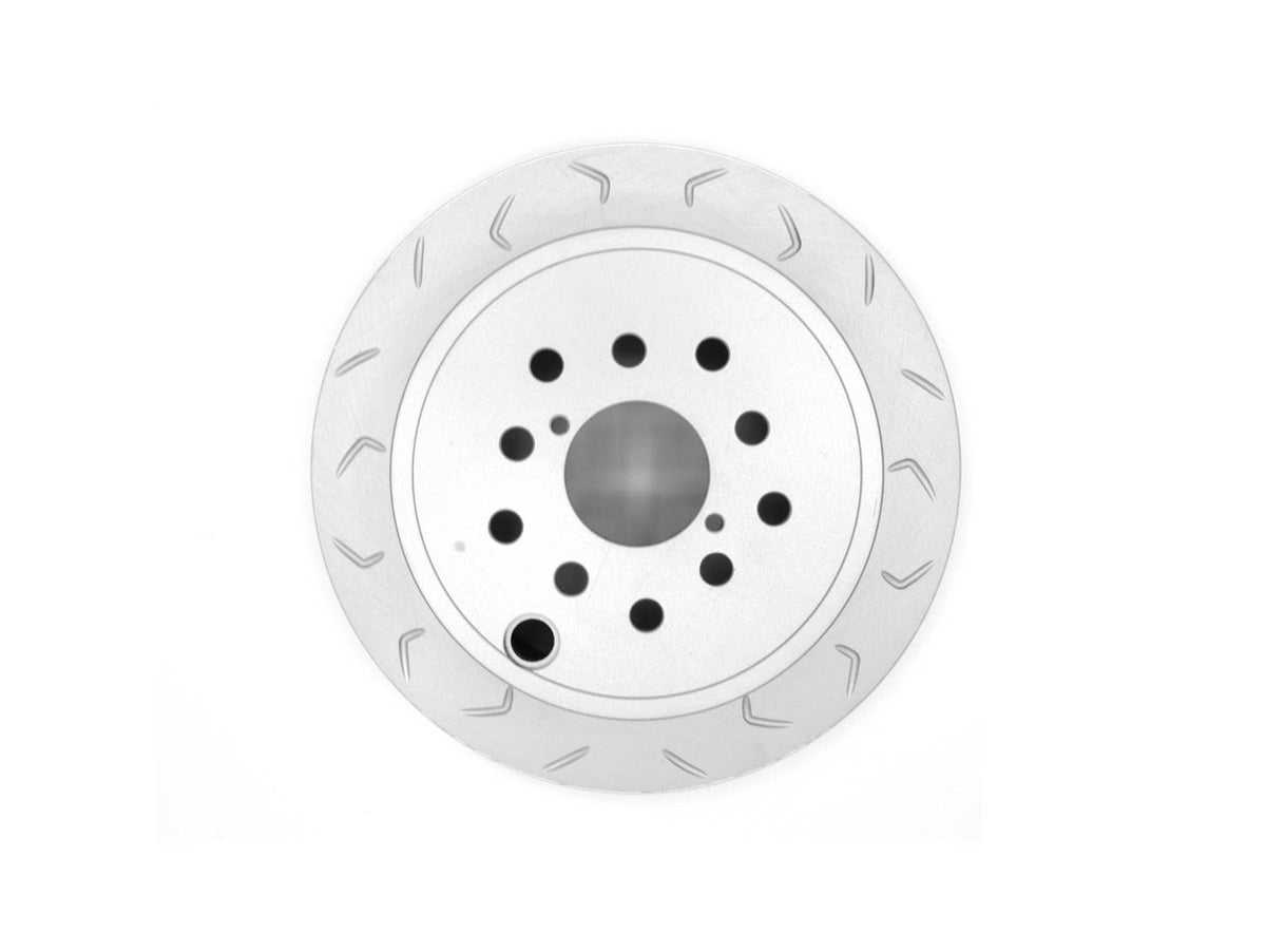 FactionFab V2 Slotted Rear Brake Rotor - Single - 2022+ WRX 6MT, BRZ / 86 w/o Brembo