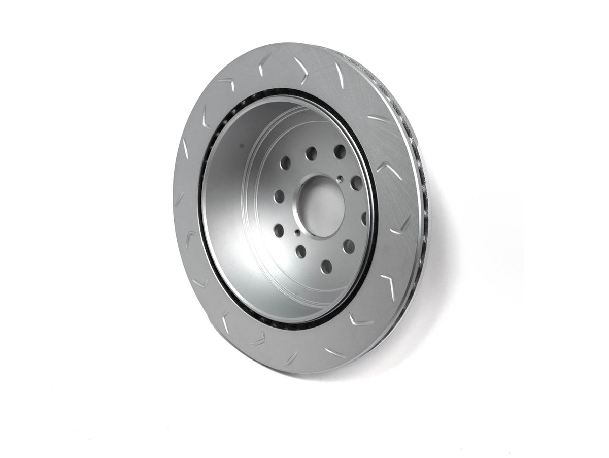 FactionFab V2 Slotted Rear Brake Rotor - Single - 2022+ WRX 6MT, BRZ / 86 w/o Brembo