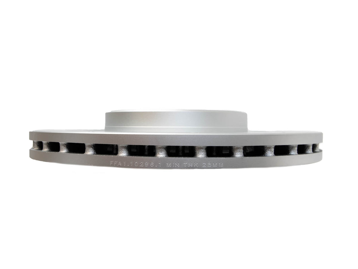 FactionFab V2 Slotted Front Brake Rotor - Single - 2018-2021 STI, WRX w/ Brembo