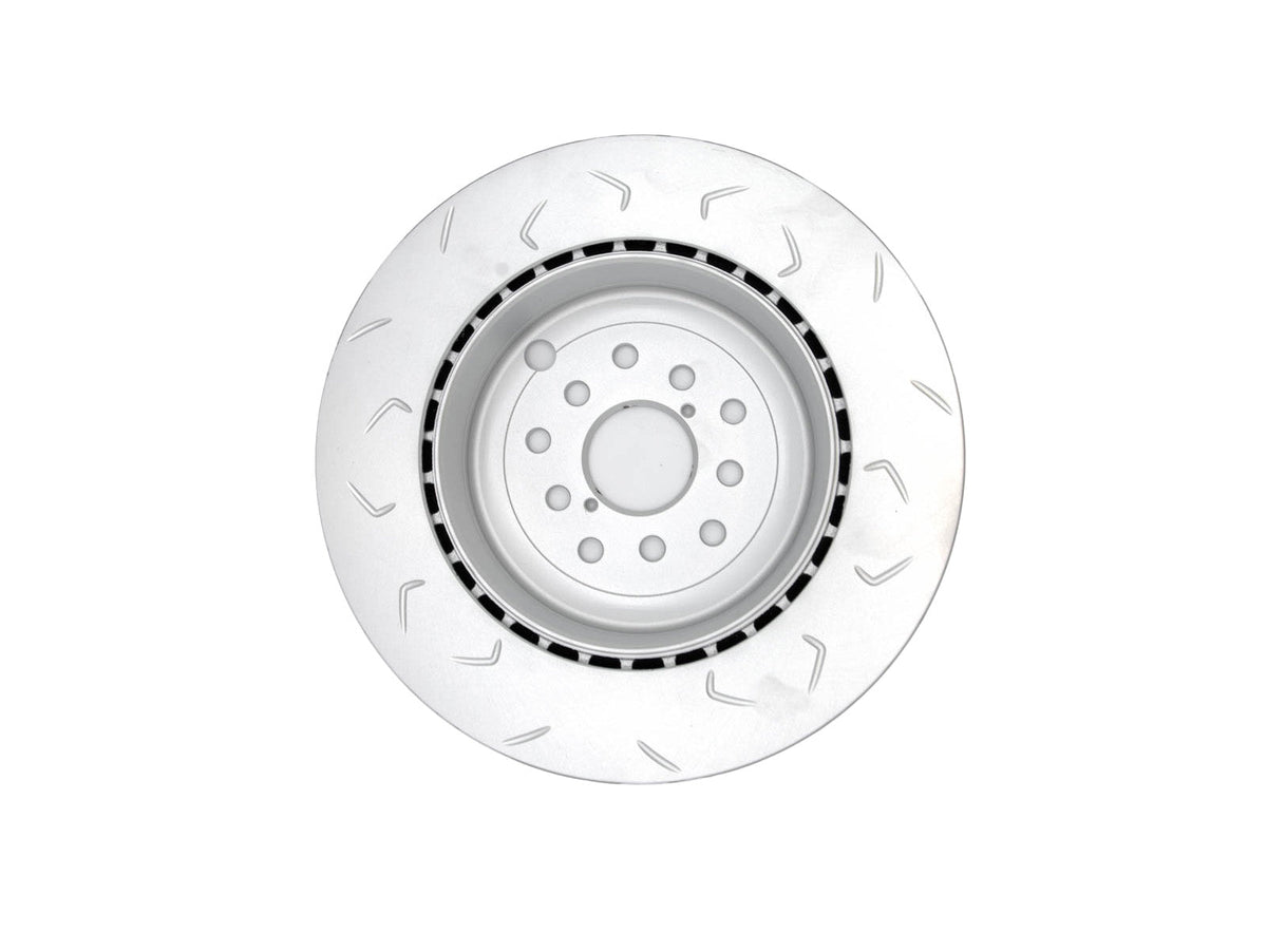 FactionFab V2 Slotted Rear Brake Rotor - Single - 2018-2021 STI, WRX w/ Brembo