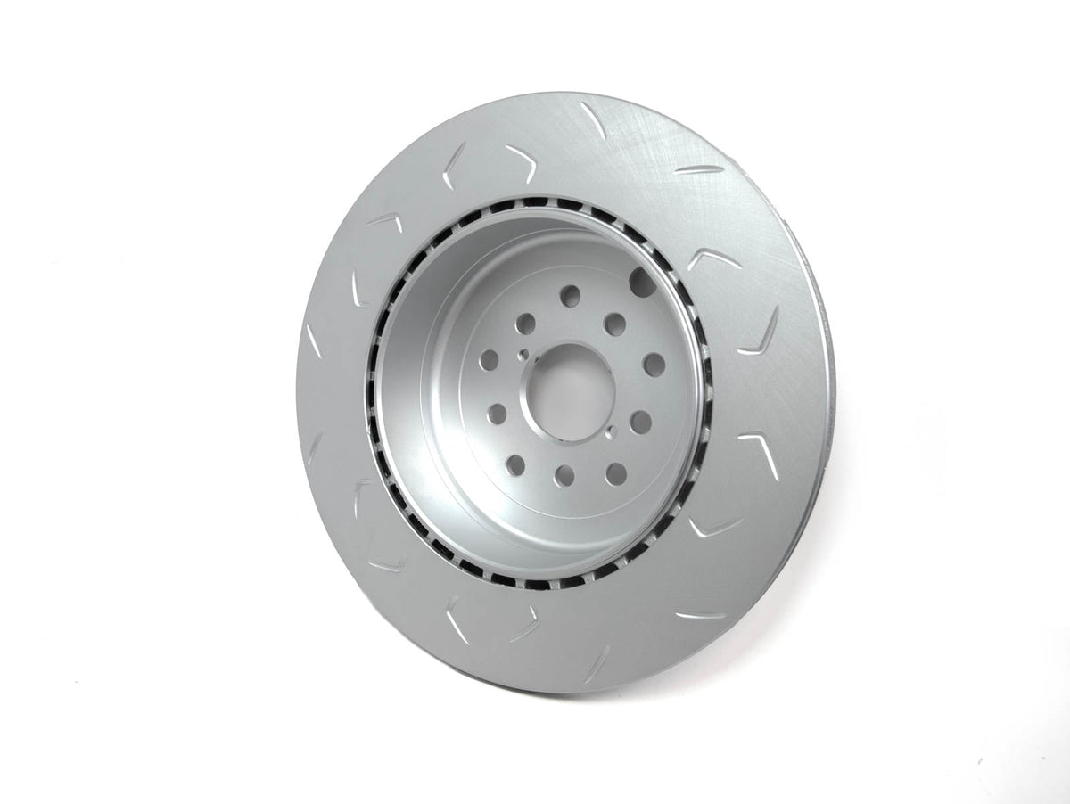 FactionFab V2 Slotted Rear Brake Rotor - Single - 2018-2021 STI, WRX w/ Brembo