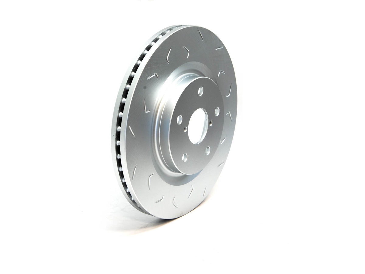 FactionFab V2 Slotted Front Brake Rotor - Single - WRX 2022+
