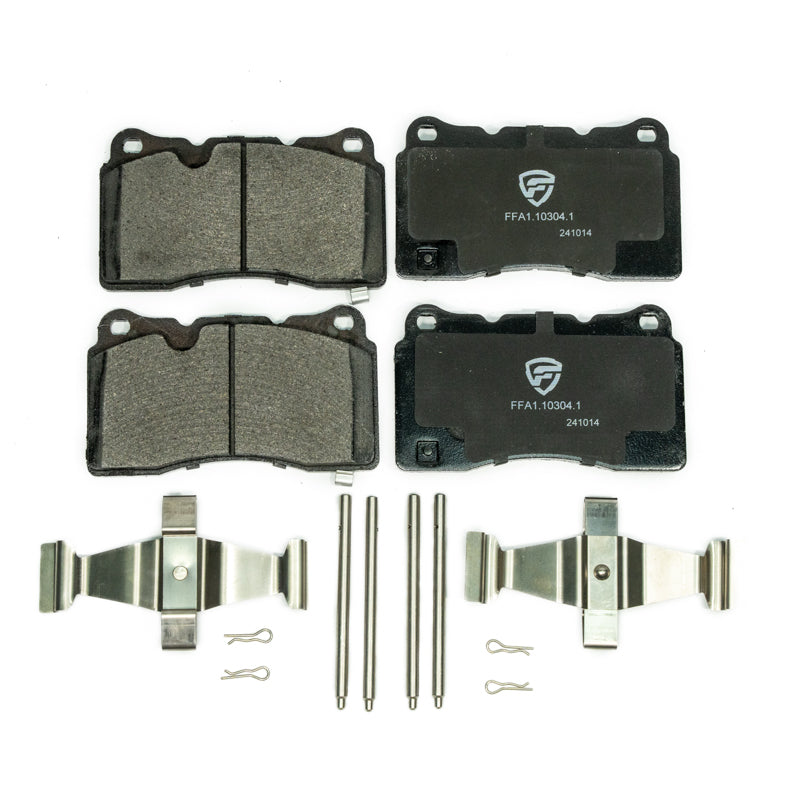 FactionFab V2 Front Brake Pads - 2004-2017 STI, BRZ / 86 w/ Brembo