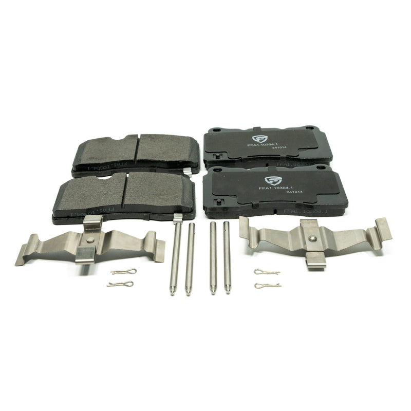 FactionFab V2 Front Brake Pads - 2004-2017 STI, BRZ / 86 w/ Brembo