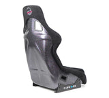 NRG FRP Bucket Seat PRISMA Edition w/Pearlized Back Black Alcantara - X Large